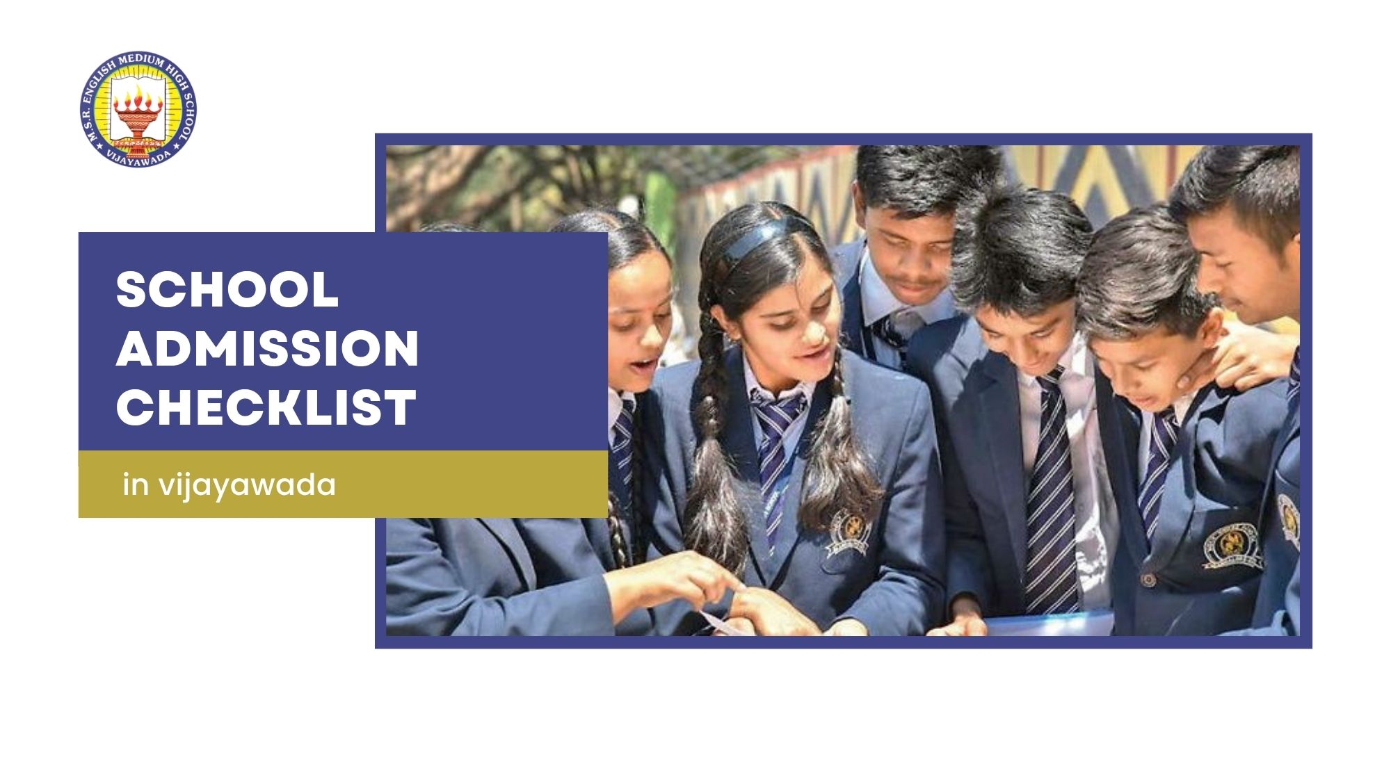 school admission checklist vijayawada